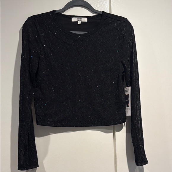 Tops - Black Sparkle Women's Top